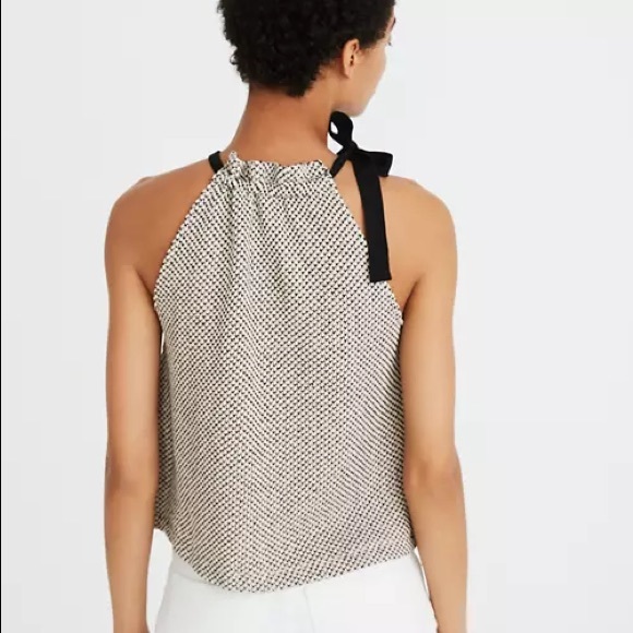 m a d e w e l l • tie neck halter - Picture 2 of 5